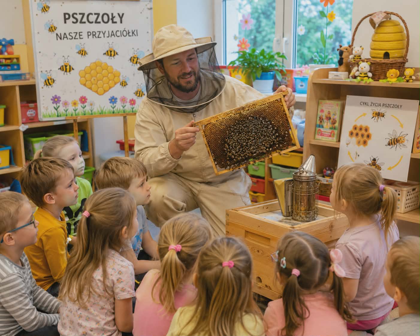 Wizyta Pana Pszczelarza